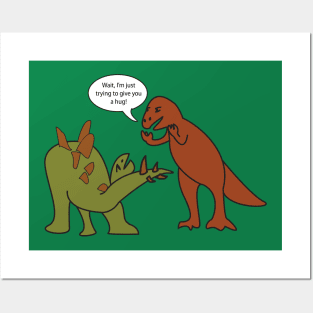 Dino Hug Posters and Art